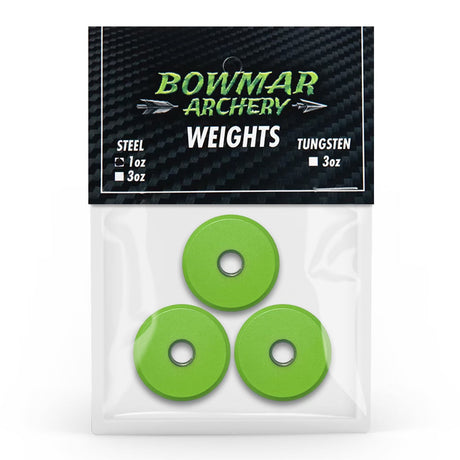 archery weights 3 pack - green