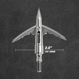 2.0IN 150G Stainless Steel Broadhead - 3 Pack