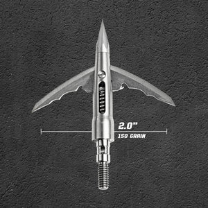 STAINLESS STEEL 2.0IN 150G BROADHEADS